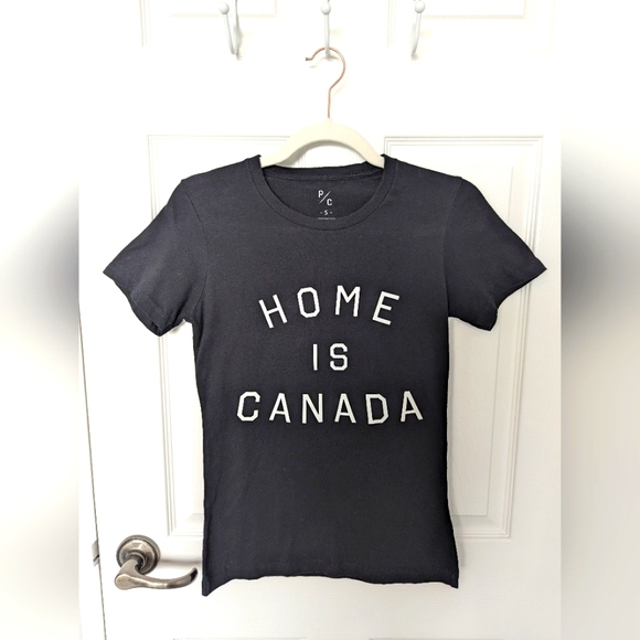 Peace Collective "Home is Canada" Women's Small Fitted T-Shirt - Picture 2 of 4